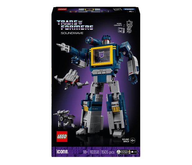 LEGO Icons 10358 Transformers: Soundwave - 1331679 - zdjęcie